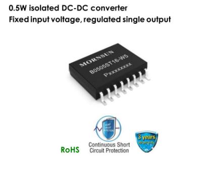 B0505ST16-W5 0.5W DC DC Boost Converter Module Isolated Regulated Single Output
