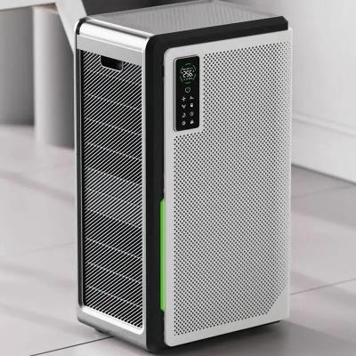 Purificador de ar de filtro HEPA de grande cobertura de alta potência Filtração tripla 6 camadas Purificação de ar profundo