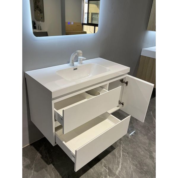 Customized Made European High End Bathroom Vanity Mirror Cabinet for Modern Bathroom
