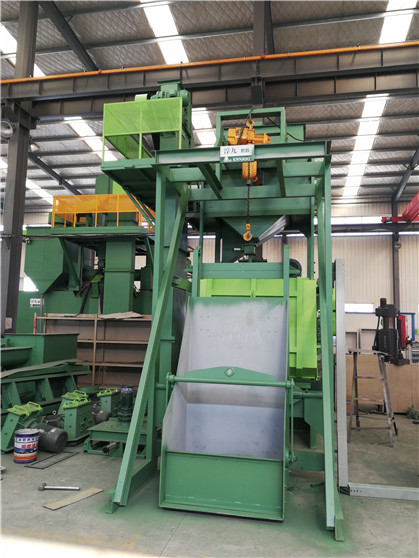 чистка Multi Workpiece взрывая машины съемки 2t/H Tumblast смешанная