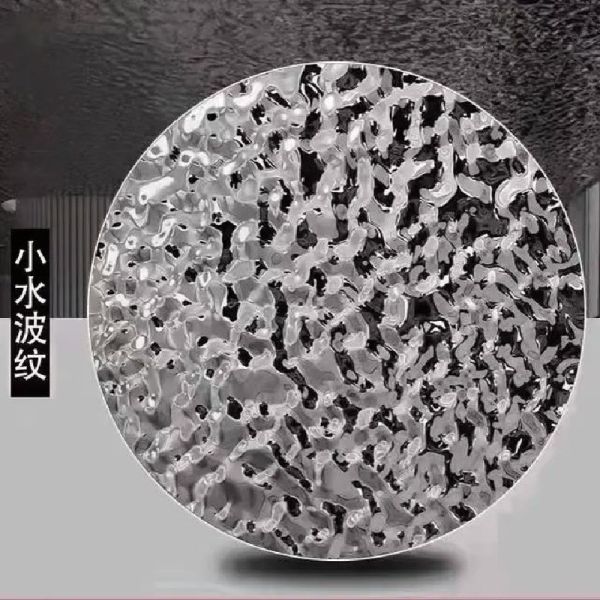 Лист водяной волны / водяной волны Узора нержавеющей стали 0,3 - 3,0 мм Серебро Золото Шампанское Розовое Золото Бронзовое