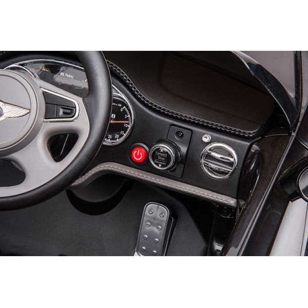 12V Battery Operated Licensed Ride On Car with Remote Control and Leather Seat