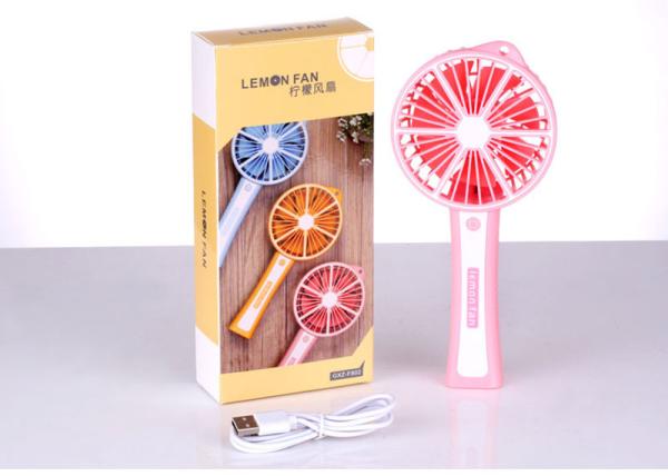 Lemon mini fan,portable mini battery operated powerful fan for kids