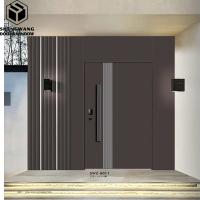Porte de jardin en cuivre décorative avec mur pour porte de jardin en cuivre en aluminium