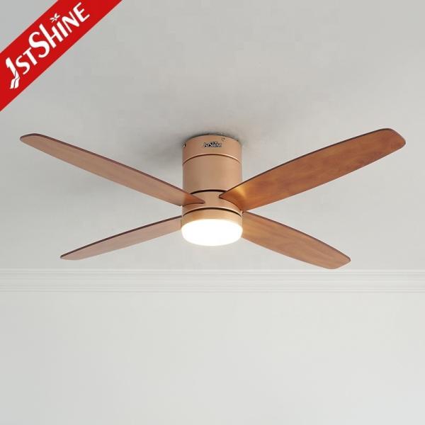 52 polegadas MDF Blades Ventilador de teto para teto baixo Dimmable LED e Dimmer de suporte Sim