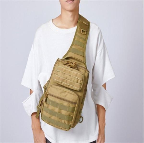 Tactical Shoulder Sling Bag Small Outdoor Chest Pack For Men Traveling, Trekking, Camping, Rover Sling Daypack