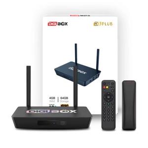 Digibox 2.4G 5.8G android TV 4K Streaming Device Supports WiFi 6 Watch Free Live
