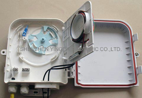 Сделайте коробку водостойким Сплиттер оптического волокна СК 1 кс 8 Пльк ЛК, распределительную коробку 8Дропс оптического волокна