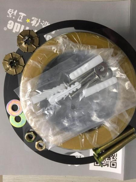 Large Caliber Plastic Toilet Seal Flange , Wax Ring And Bolts For Toilet Bowl