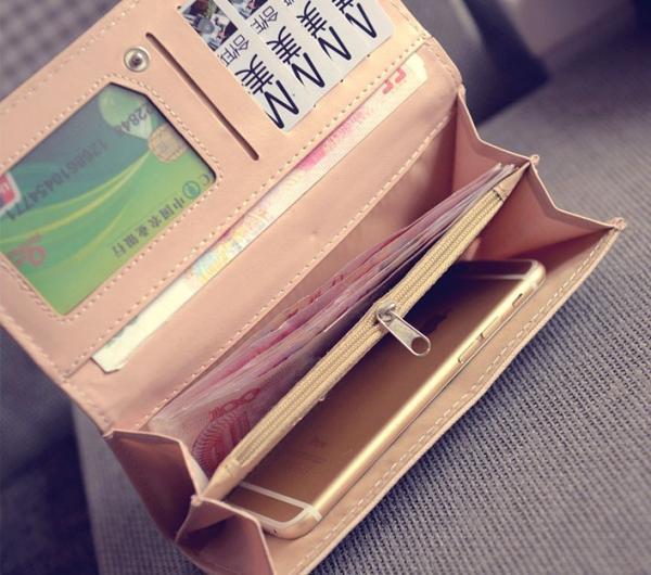 Tie cat wallet 2016 new Miss Han Ban lovely cartoon printed long section of loose change