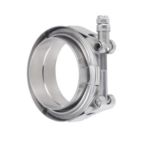 Acessórios de tubos de aço inoxidável 304 de cor masculina, feminina, com pinça de faixa em V