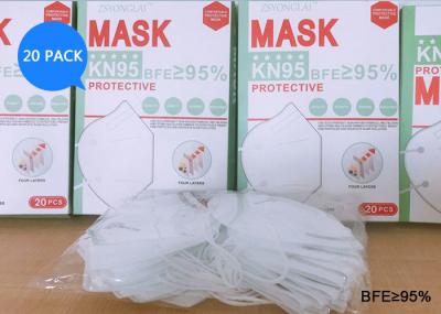 Multilayer KN95 Disposable Face Mask FFP2 Anti Virus Efficiency With FDA CE Certification