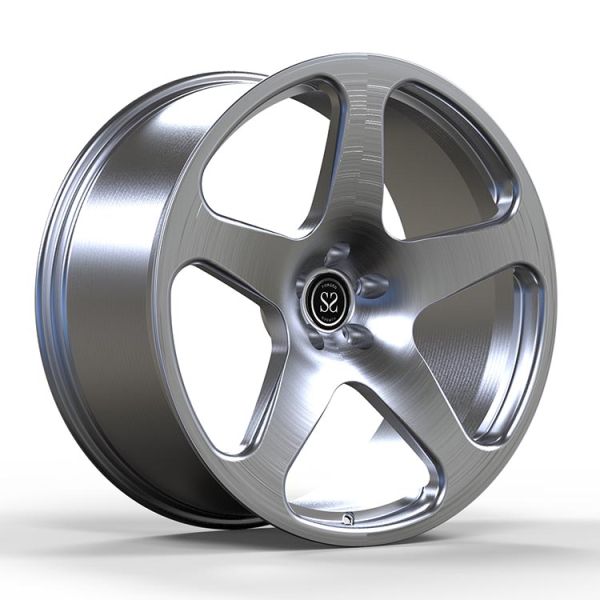 19x8.5 Clear Brushed 1 Piece Forged Wheels For 2016 VW Caddy