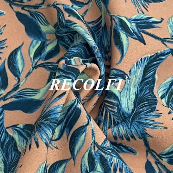 Sustainable Activewear Warp Knit Fabric Sublimation Printing Workout Yoga Wear