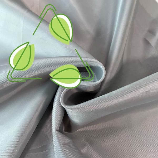 China factory biodegradable twill fabric 210T taffeta polyester fabric for bag