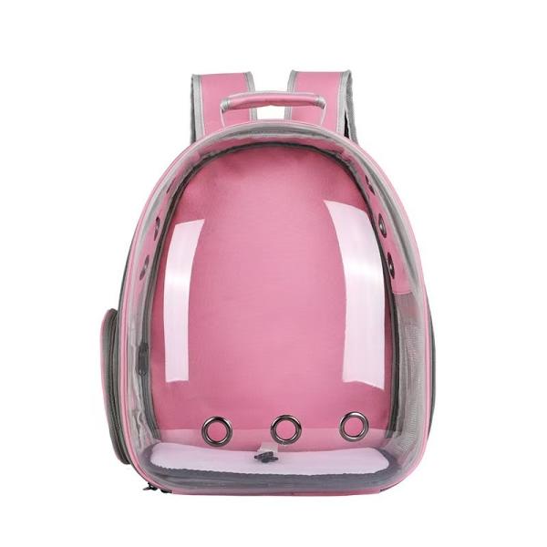 Main Material Oxford Dual-Shoulder Cat Space Capsule Pet Travel Backpack with Panoramic View Lining Material Polyester