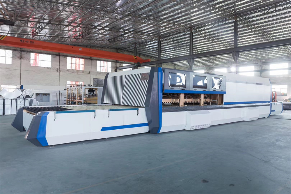 Intelligent Temperature Control Glass Tempering Equipment 170KW 3 -12mm Glass