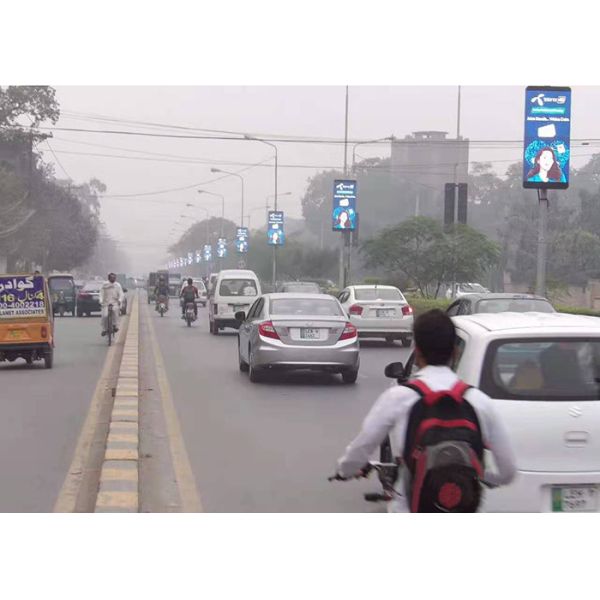 1921 Lamp Street Light Pole LED Display 320x160mm WIFI Control