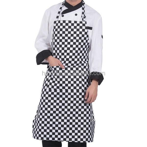 multifunctional washable durable panel blank cooking kitchen cotton unisex bib  aprons