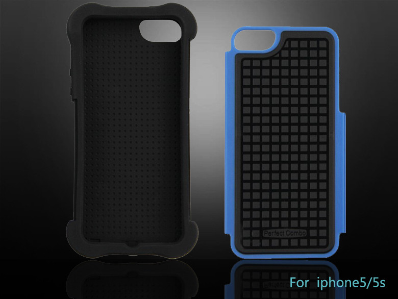 Iphone5/5S PC ,silicon 2in1 design case
