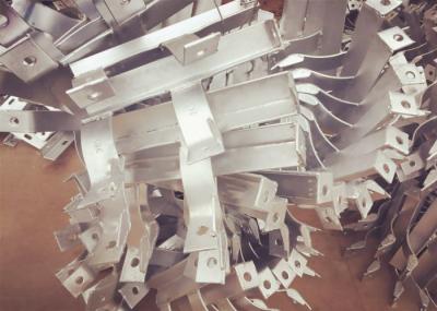 Metal Attachments Electric Power Fitting Cross Arm Top Cover , China Standard