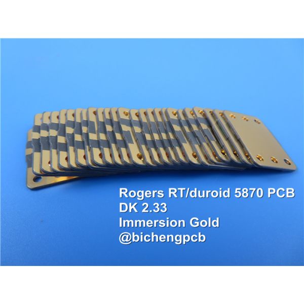 Rogers RT/Duroid 5870 31mil 0.787mm High Frequency PCB for Radar Systems