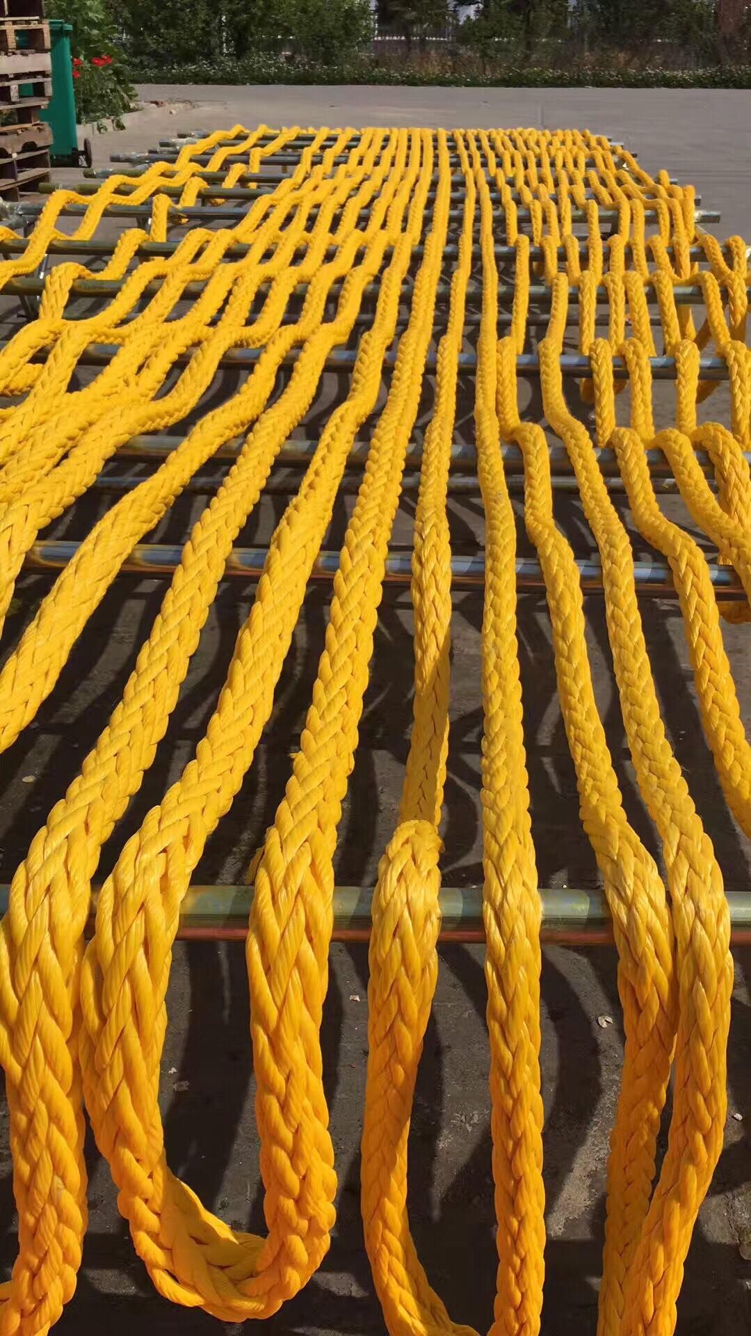 Красный цвет 12 нитей UHMWPE HMPE скрещенная верёвка 24 ммx220 м для судов