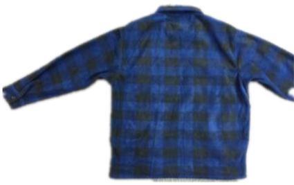 Middle Thickness Mens Printed Fleece Jacket With Chest Pocket Machine Washable