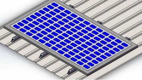 Metal Roof Solar Mounting  Modules support Structure 20kw Solar Panel System  Pole Mount Solar Panel  Flat Roof Rack