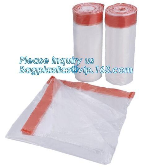 Biodegradable Compostable 13 Gallon Trash Bags Large Tall Kicthen Drawstring Strong Bags for Living Room Bedroom Bin Can