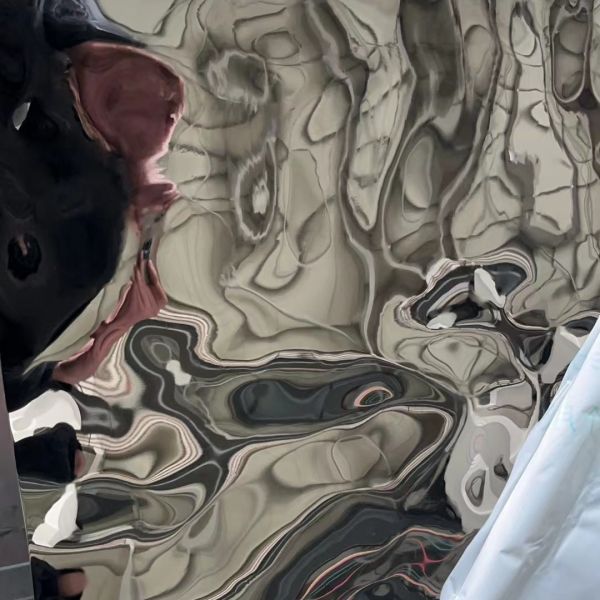 Ранг 304 316L формата 0,8 листа стали 1220x2440mm металла зеркала волны воды нержавеющая