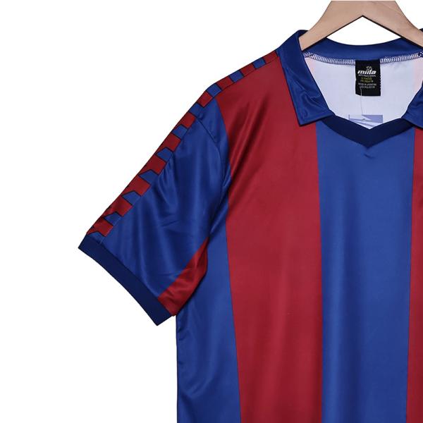 Barcelone Retro Jersey 1980-1982 Édition à domicile Édition commémorative pour les fans