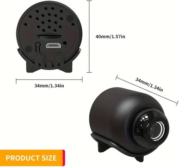 Mini Wifi Security Spy Camera , Mini 1080P HD Wireless Camera With Night Vision
