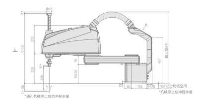 ARP10 Series Scara Industrial Robot With Vision Z axis stroke 200 / 300mm