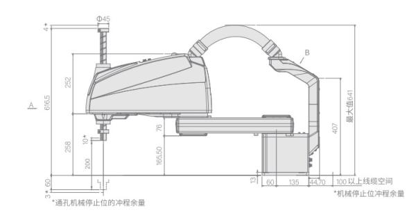 ARP10 Series Scara Industrial Robot With Vision Z axis stroke 200 / 300mm
