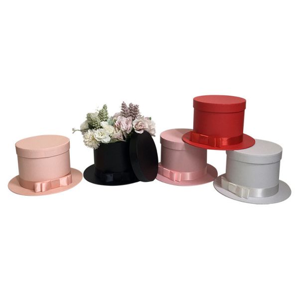 SGS PMS 4C печатая круглый картон Роза коробки 200gsm шляпы сохранил