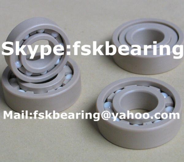 Oil Proof  Noncorrodible PP / POM / PEEK / PTFE Plastic Bearing