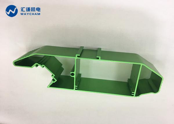 Green Anodized +/-0.002mm Aluminium Machined Parts Aluminium Instrument Case