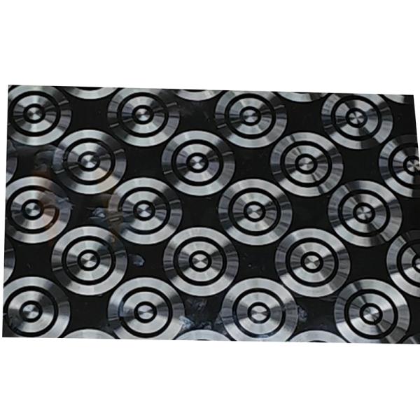 AISI 201 304 316 CD Polishing Black Titanium 3D Laser Ornamental Stainless Steel Sheet