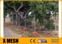 Metal galvanizado soldado Mesh Fencing, medidores exteriores portáteis da cerca 2,4 x 2,1