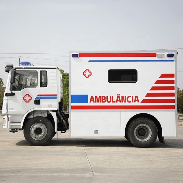 Widely Used Ambulance SHACMAN Hospital Emergency Transit Car ICU Rescue Transport Ambulance Vehicle