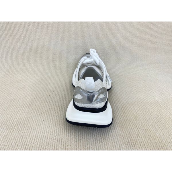 Women grey crossover strap running shoes with comfort breathable mesh upper and heightening