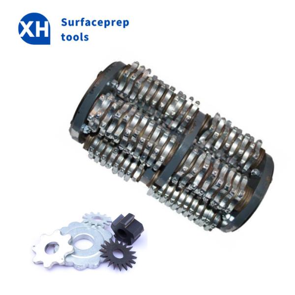 Edco CPM-8 Scarifier Drum with Carbide-Tipped Cutters – Parking Garage Surface Restoration