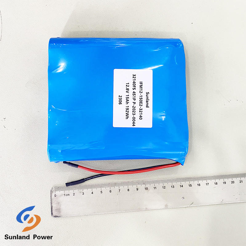Долгий цикл жизни 15AH 12V LiFePO4 аккумулятор 32140 4S1P для взрывостойкого продукта