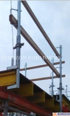 Tubular Safety Scaffold Guard Rail Q235 Steel Tube 1.5m Height Prevent Falling
