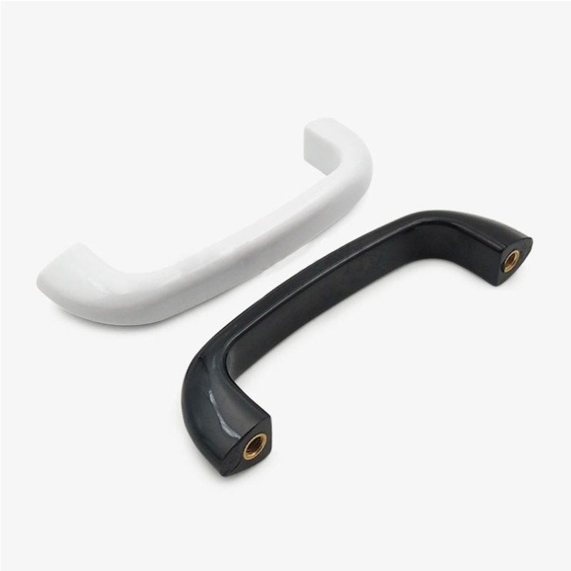 Matte Silver Industrial Style Handles For Aluminum Extruded Profile Parts