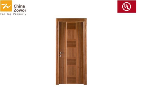 3X7 Feet 1 Hour Fire Rated Metal Doors With Glass/ Dark Gray/ Powder Coated Finish