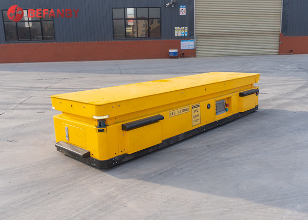 Steel Cast Wheel Battery Track Transport Trolley