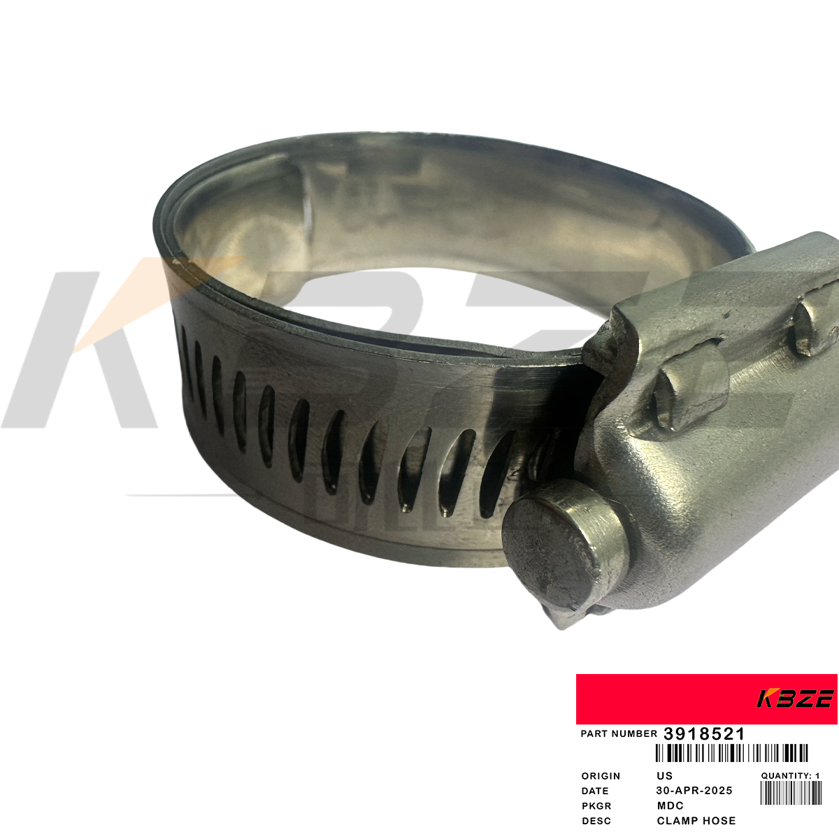 3918521 KBZE BRAND HOSE CLAMP FOR CUMMINS 6CT EXCAVATOR ENGINE