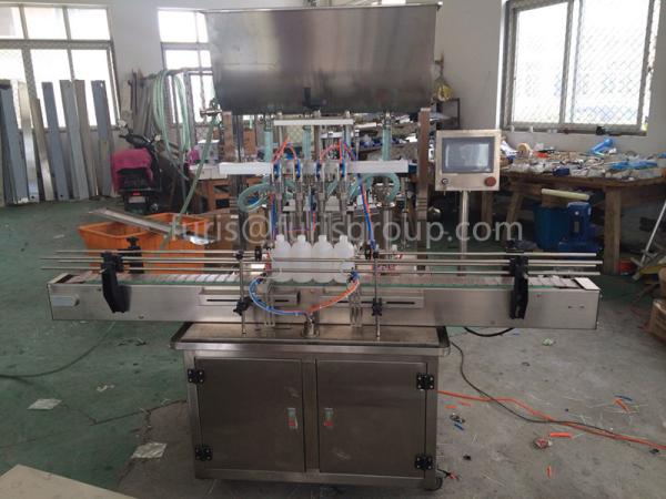 4 Nozzles Automatic Filling Machine For Body / Hand / Lotion Cream